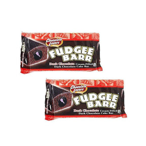 Fudgee Barr Dark Chocolate Cream filled Dark Chocolate Cake Bar 10 x 39gm 1+1 (Offer) - Pinoyhyper