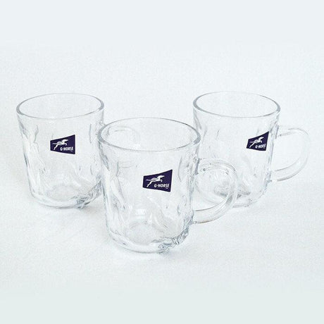 G-Horse Glass Mugs - 6pcs - Pinoyhyper