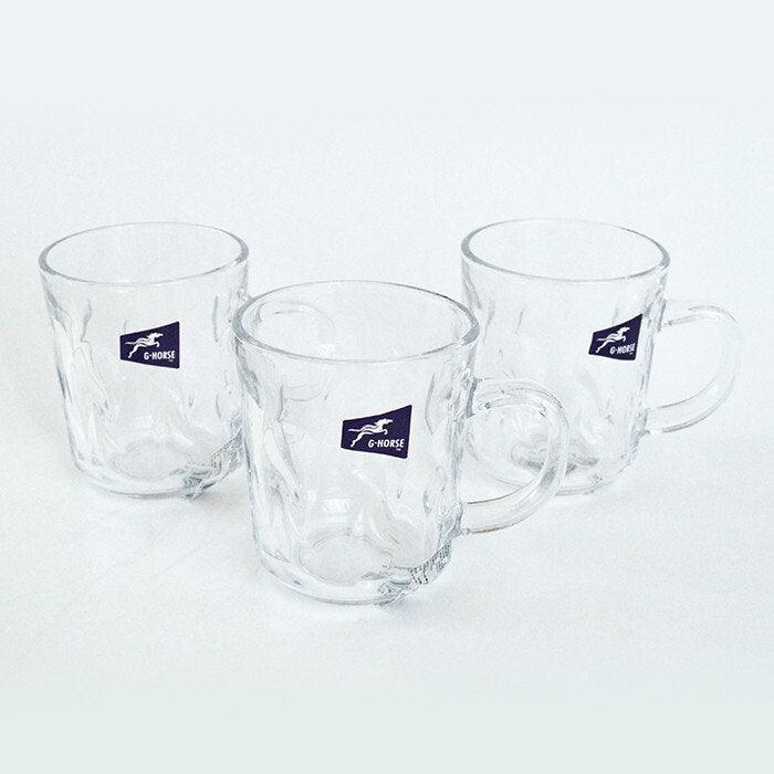 G-Horse Glass Mugs - 6pcs - Pinoyhyper