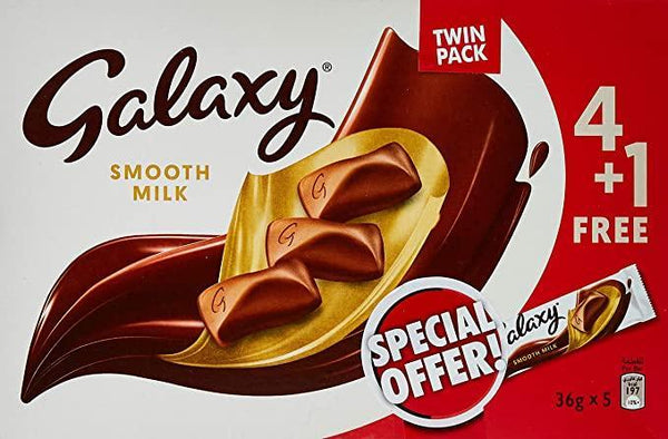 Galaxy Smooth Milk Chocolate Twin Pack 10X36g - Pinoyhyper