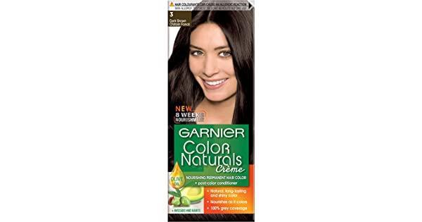 Garnier Color Naturals 3 Dark Brown Hair Color - Pinoyhyper