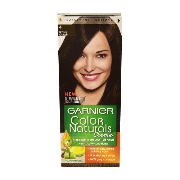 Garnier Color Naturals 4 Brown Chatain Hair Color - Pinoyhyper