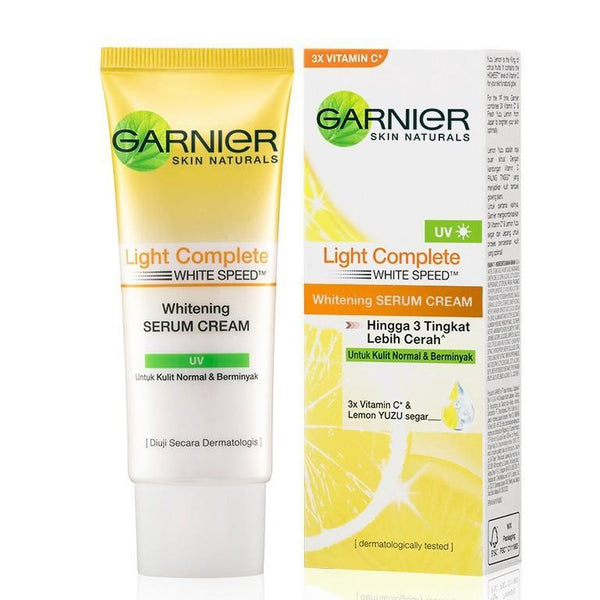 Garnier Light Complete White Speed Whitening UV Serum Cream - Pinoyhyper