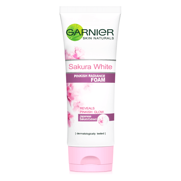 Garnier Sakura White Pinkish Radiance Foam - 100ml - Pinoyhyper
