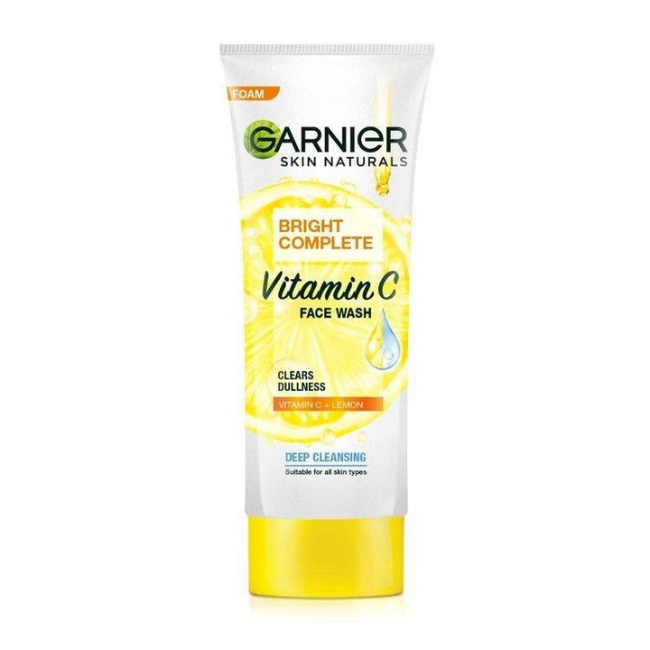 Garnier Skin Naturals Bright Complete Vitamin C Face Wash -100g - Pinoyhyper