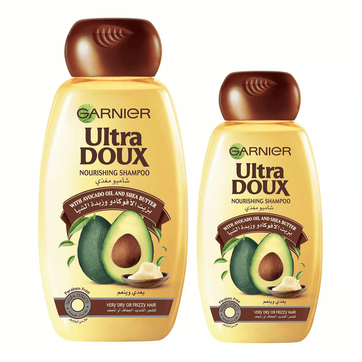 Garnier Ultra Doux Avocado Oil & Shea Butter Shampoo(1+1) 600ml+400ml - Pinoyhyper