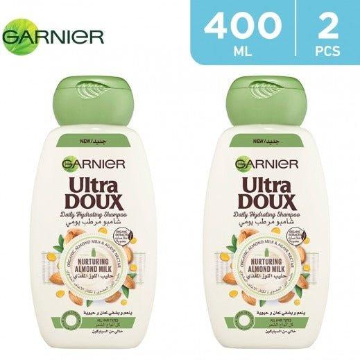 Garnier Ultra Doux Nurturing Almond Milk Shampoo (1+1) - 400ml - Pinoyhyper