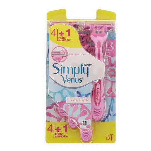 Gillette Simply Venus 3 Blades Disposables 5pcs - Pinoyhyper
