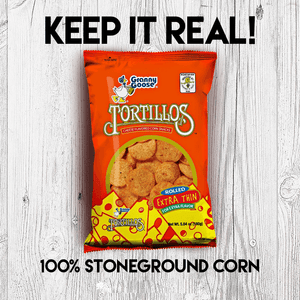 Granny Goose Tortillos Cheese Flavored Corn Snack - 160g Big - Pinoyhyper