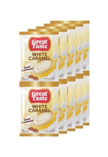 Great Taste White Caramel Coffee Mix 10 x 30gm - 300 gm - Pinoyhyper