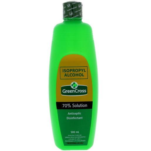 Green Cross Isopropyl Alcohol 70% Solution(Reg) 500ml - Pinoyhyper