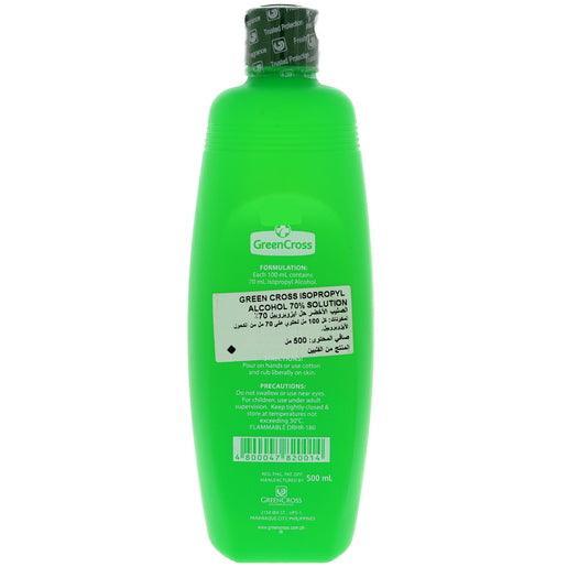 Green Cross Isopropyl Alcohol 70% Solution(Reg) 500ml - Pinoyhyper