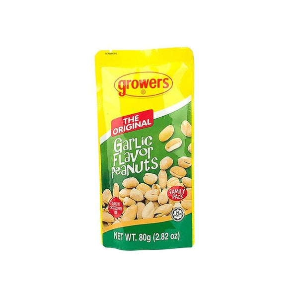 Growers Garlic Flavor Peanuts - 80g - Pinoyhyper