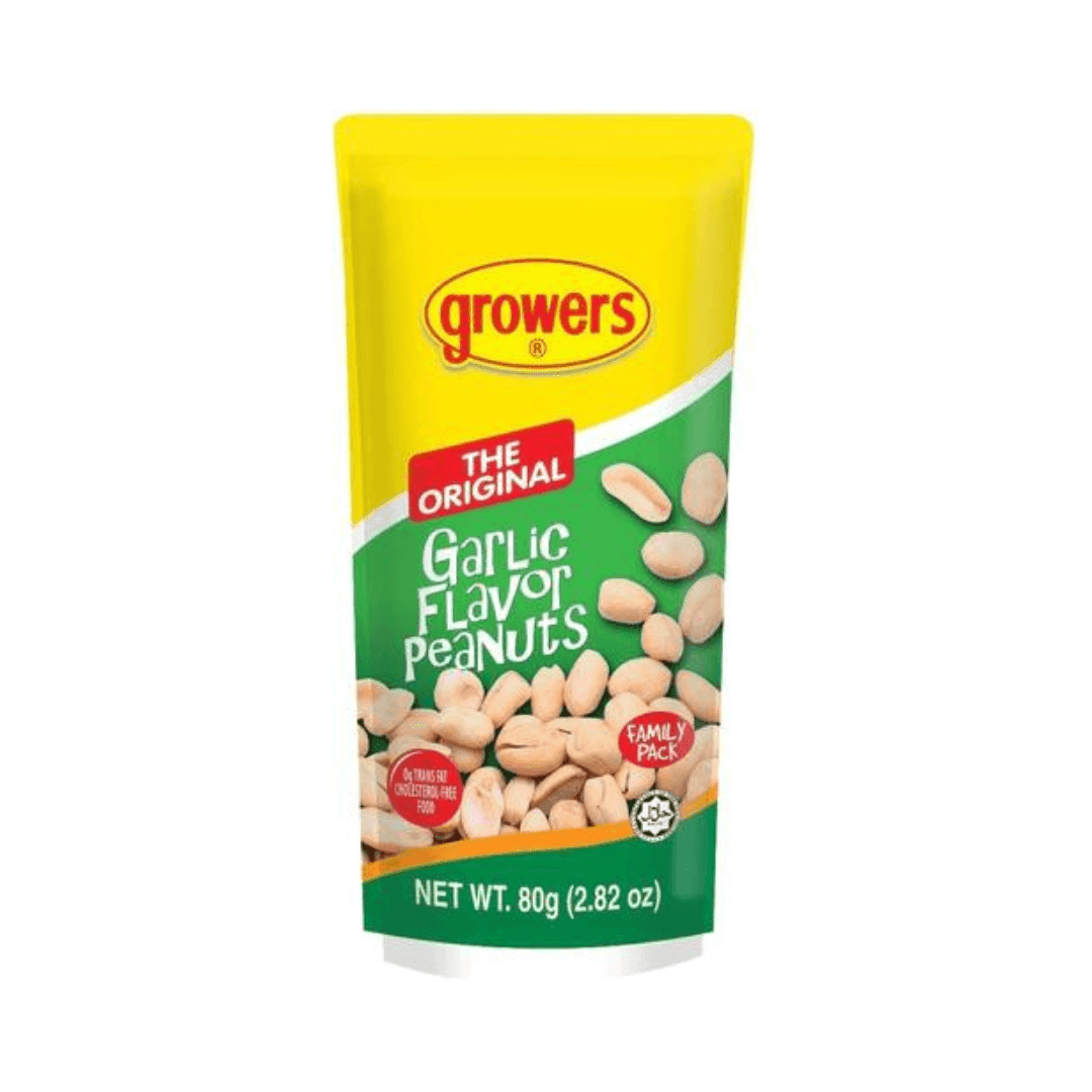 Growers Garlic Flavor Peanuts - 80g - Pinoyhyper