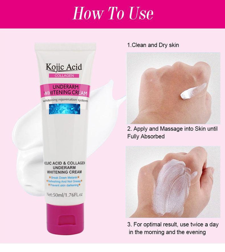 GUANJING Kojic Acid Collagen Armpit Underarm Whitening Cream 50ml - Pinoyhyper