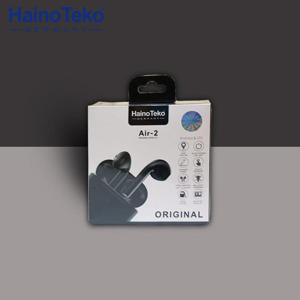 Haino Teko Air2 Wireless Earbuds - Original Germany (Black) - Pinoyhyper