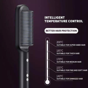 Hair Straightener Comb 2-in-1 Hair Straight & Curly Styling Tool - FH909 - Pinoyhyper