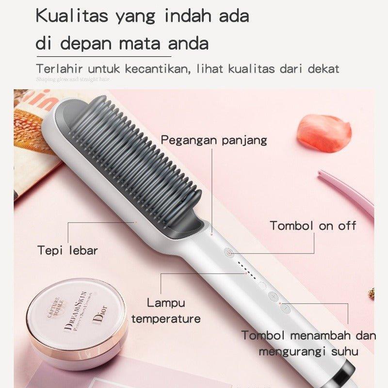 Hair Straightener Comb 2-in-1 Hair Straight & Curly Styling Tool - FH909 - Pinoyhyper