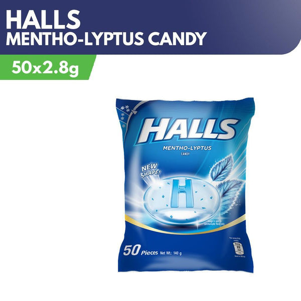 Halls Mentho-Lyptus Candy (50x2.8g) - Pinoyhyper