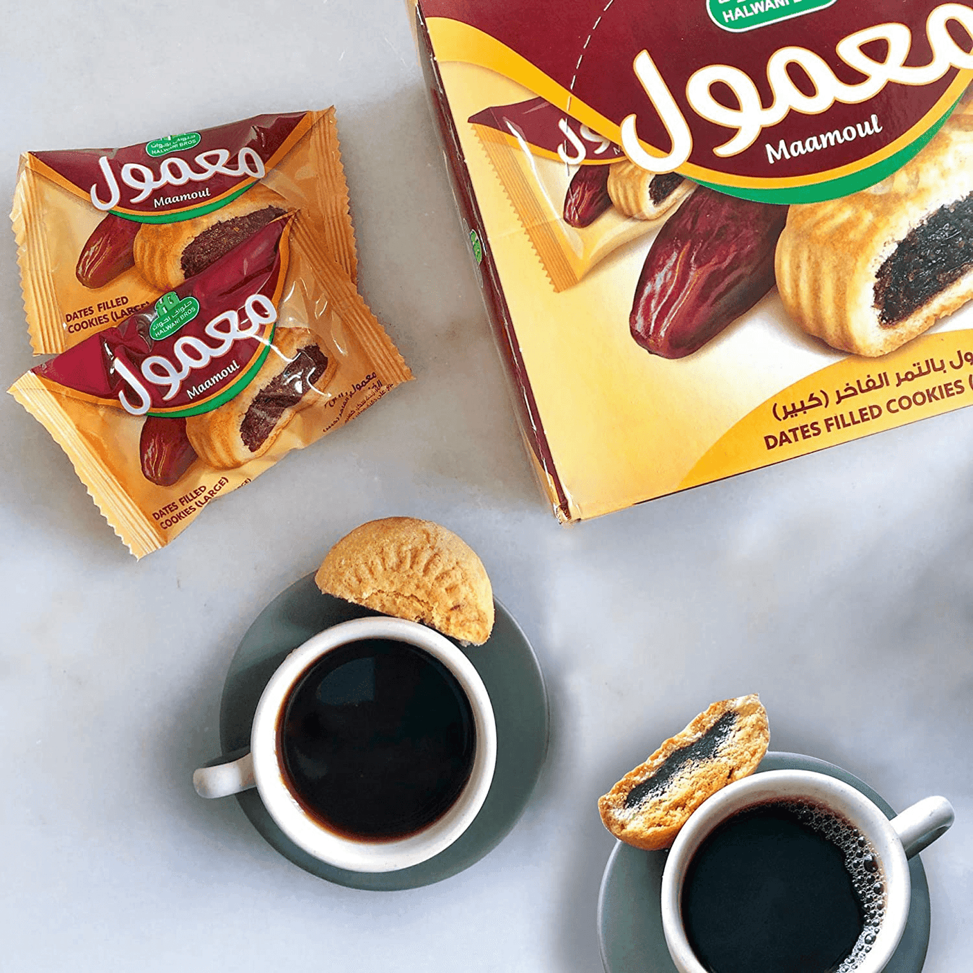 Halwani Bros Maamoul Dates Filled Cookies (288g) - 16 Pcs - Pinoyhyper