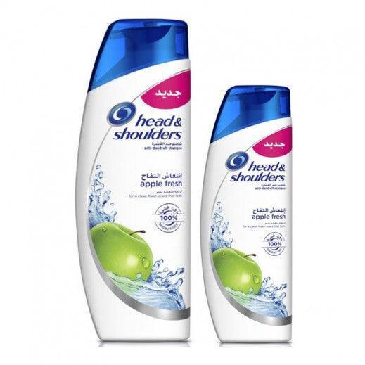 Head & Shoulders Anti-Dandruff Shampoo, Apple Fresh - 400ml+ 200 ml - Pinoyhyper
