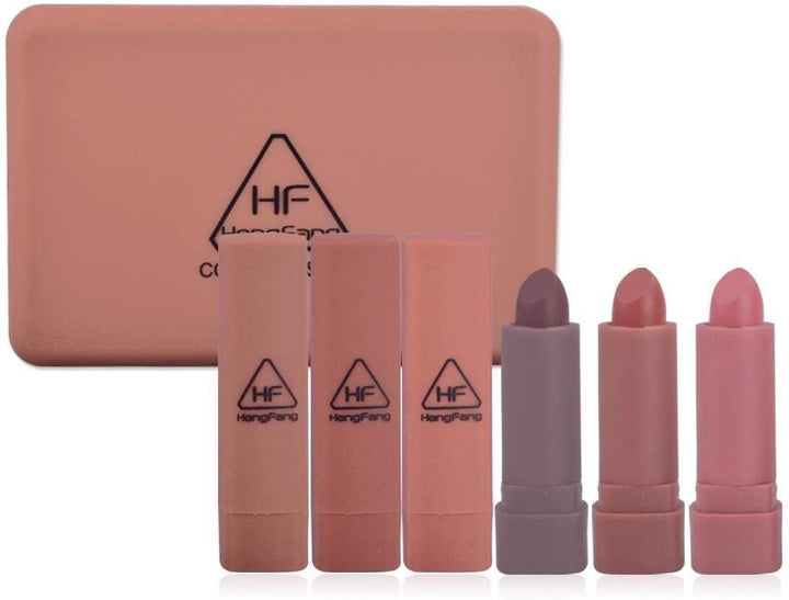 HengFang matte lipstick Box, set of 6 colors - Pinoyhyper