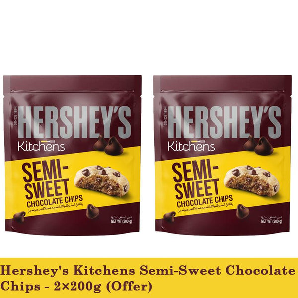Hershey's Kitchens Semi-Sweet Chocolate Chips - 2×200g (Offer) - Pinoyhyper