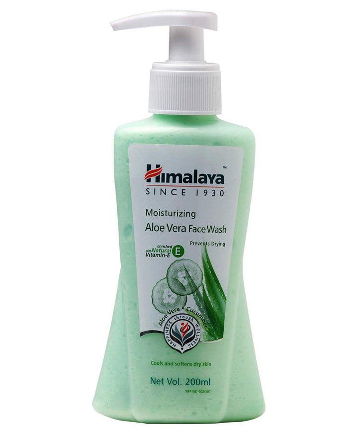 Himalaya Moisturizing Aloe Vera Face Wash - 200ml - Pinoyhyper