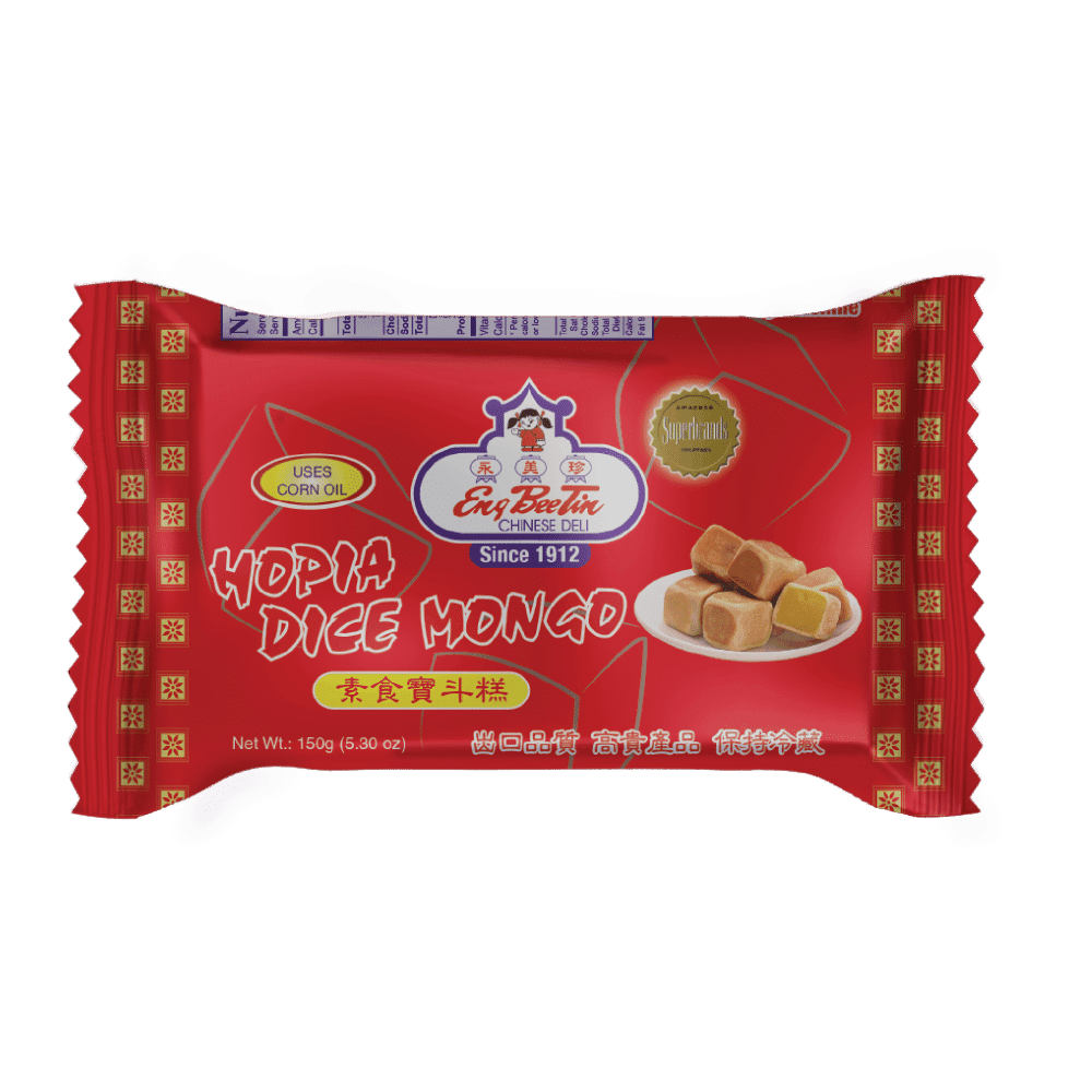 Hopia Dice Mongo Eng Bee Tin 150g - Frozen - Pinoyhyper