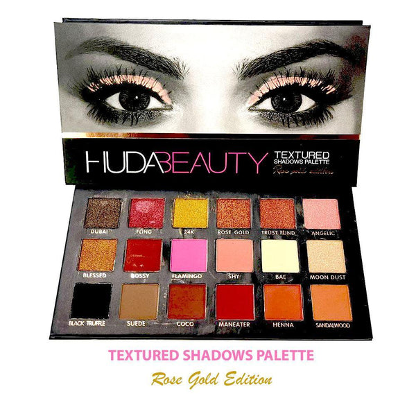 Huda Beauty Eyeshadow Rose Gold Palette - 18 colors - Pinoyhyper