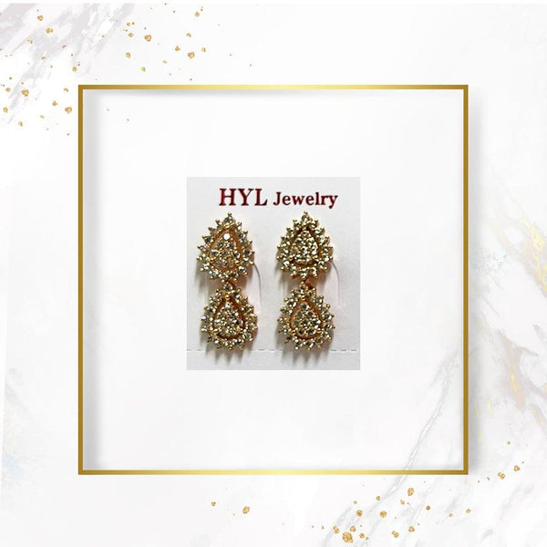 HYL Jewelry Earrings - 2sets Hyl-2 - Pinoyhyper