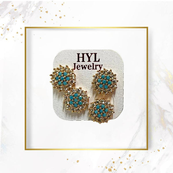 HYL Jewelry Earrings - 2sets Hyl-4 - Pinoyhyper