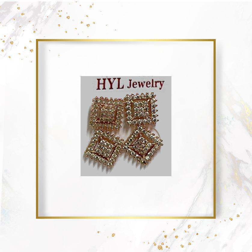 HYL Jewelry Earrings - 2sets Hyl-7 - Pinoyhyper