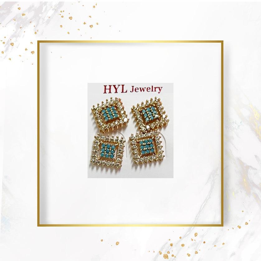 HYL Jewelry Earrings - 2sets Hyl-8 - Pinoyhyper