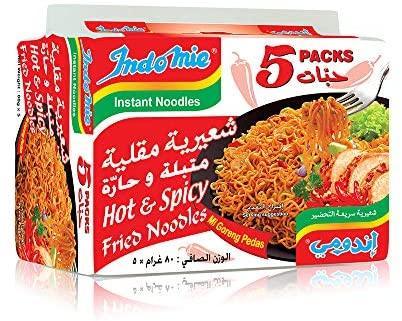 Indomie Instant Hot & Spicy Fried Noodles 5Pcs x 70g - Pinoyhyper