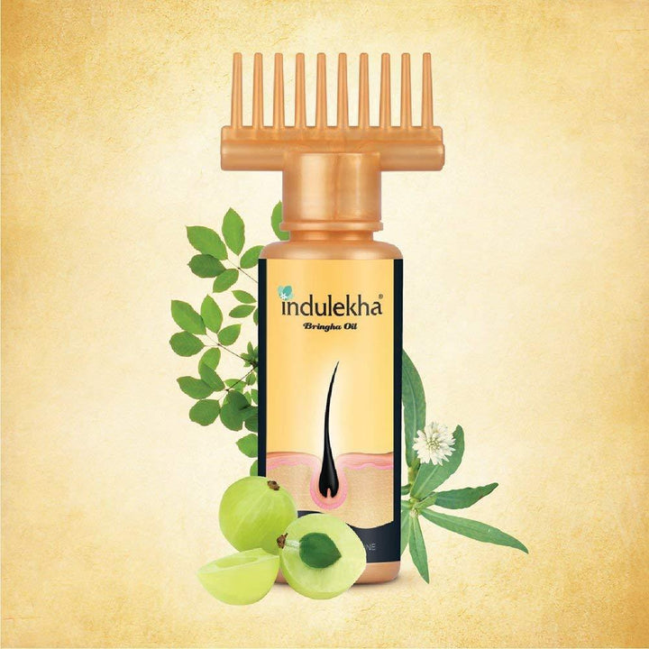 Indulekha Hair Oil, Reduces Hair Fall And Grows New Hair, 100% Ayurvedic Oil - Pinoyhyper