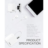 inkax Bluetooth Headset White-Collar HP-12 - Pinoyhyper