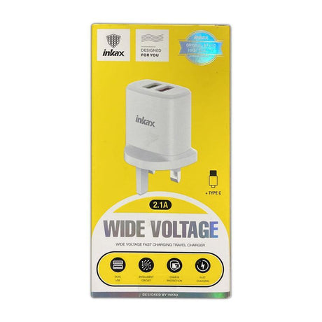 Inkax Original Fast Charging Travel Charger Type C - Pinoyhyper