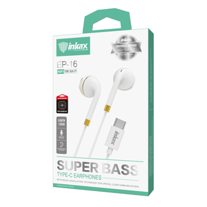 Inkax Super Bass Wired Type-C Earphone EP-16 - Pinoyhyper