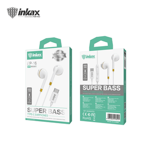 Inkax Super Bass Wired Type-C Earphone EP-16 - Pinoyhyper