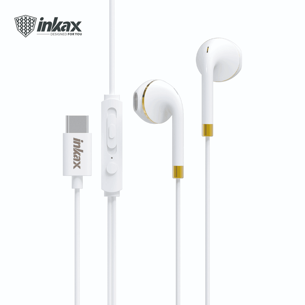 Inkax Super Bass Wired Type-C Earphone EP-16 - Pinoyhyper