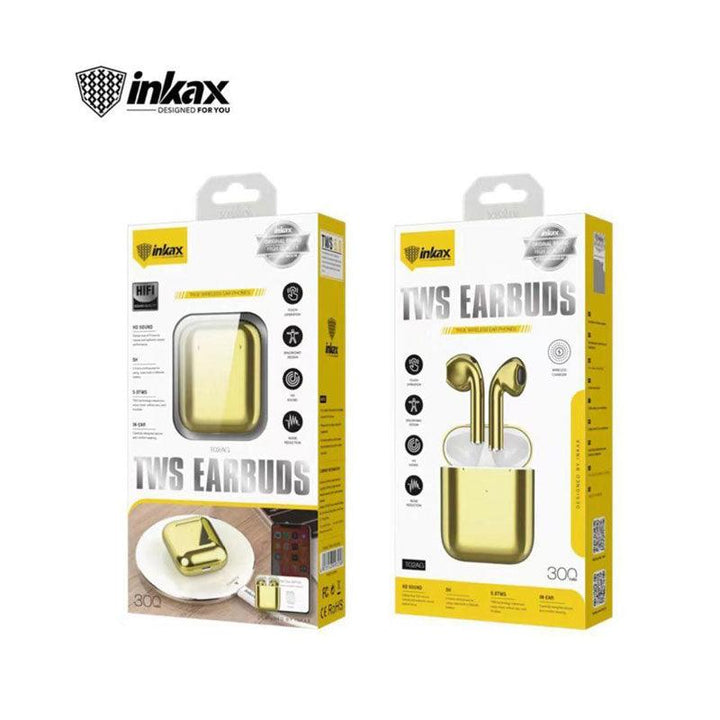 inkax Wireless Earbuds TWS - T02AG (Gold) - Pinoyhyper