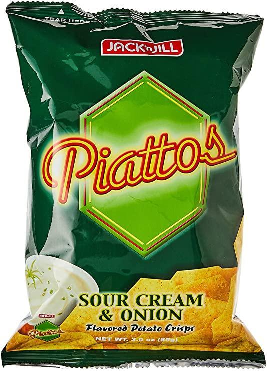 Jack N Jill Piattos Potato Crisps Sourcrm And Onion 85 gm - Pinoyhyper