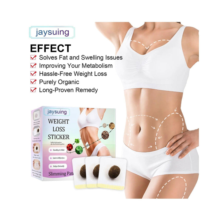 Jaysuing Weight Loss Sticker - 30pcs - Pinoyhyper