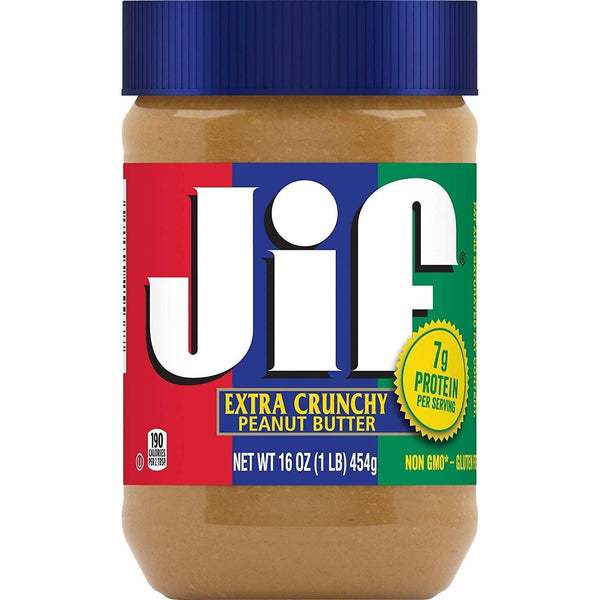 Jif Extra Crunchy Peanut Butter - 454gm - Pinoyhyper