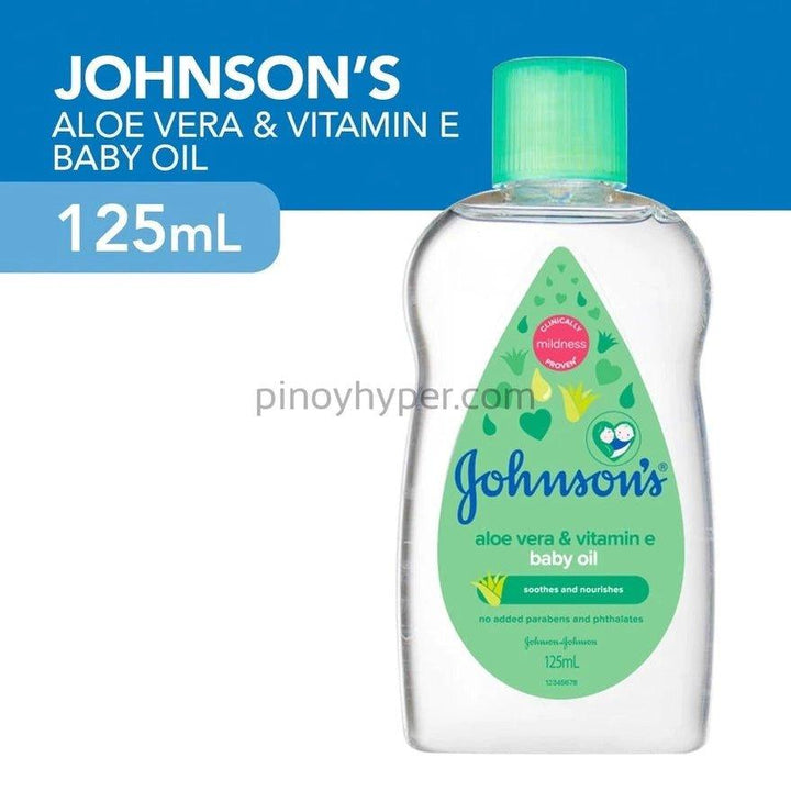 Johnson aloe vera baby oil 125ml - Pinoyhyper