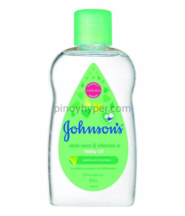 Johnson aloe vera baby oil 50ml - Pinoyhyper