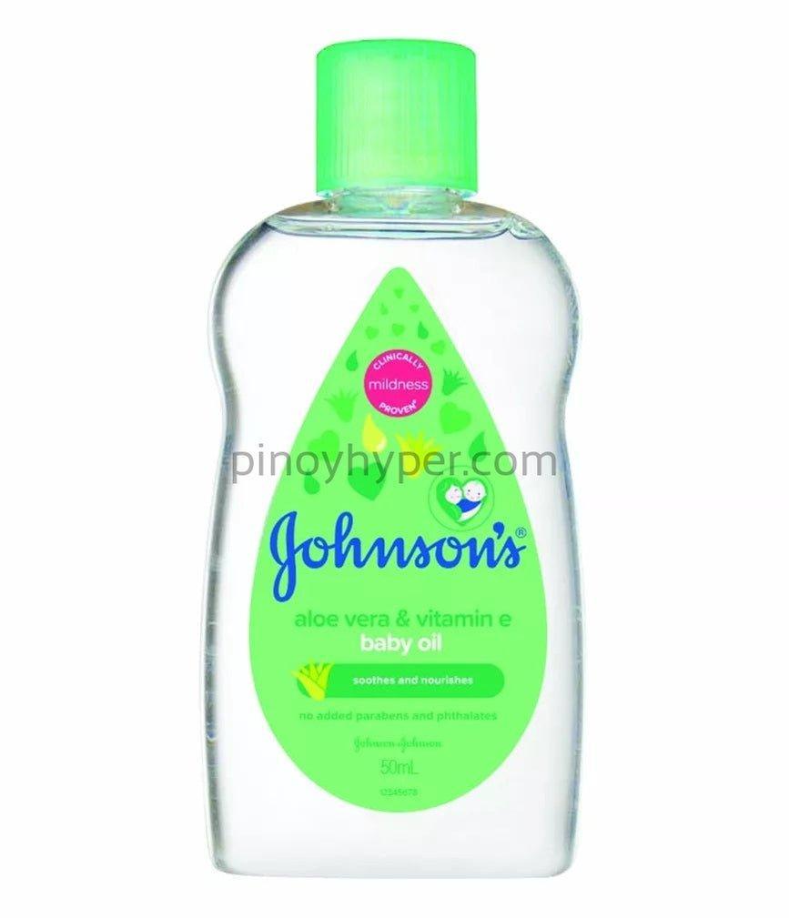 Johnson aloe vera baby oil 50ml - Pinoyhyper