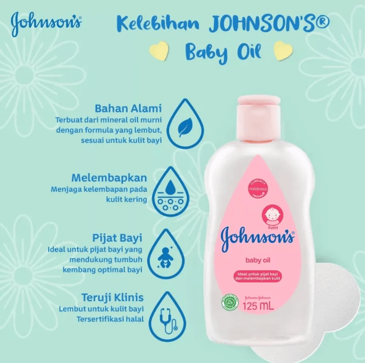 Johnson Baby Oil Regular - 125ml - Pinoyhyper