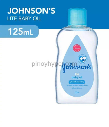 Johnson lite baby oil 125ml - Pinoyhyper